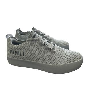 Nobull Rec Sneakers Trainer Knit Unisex  M 8 W 9.5 Athletics Shoes Running Gray